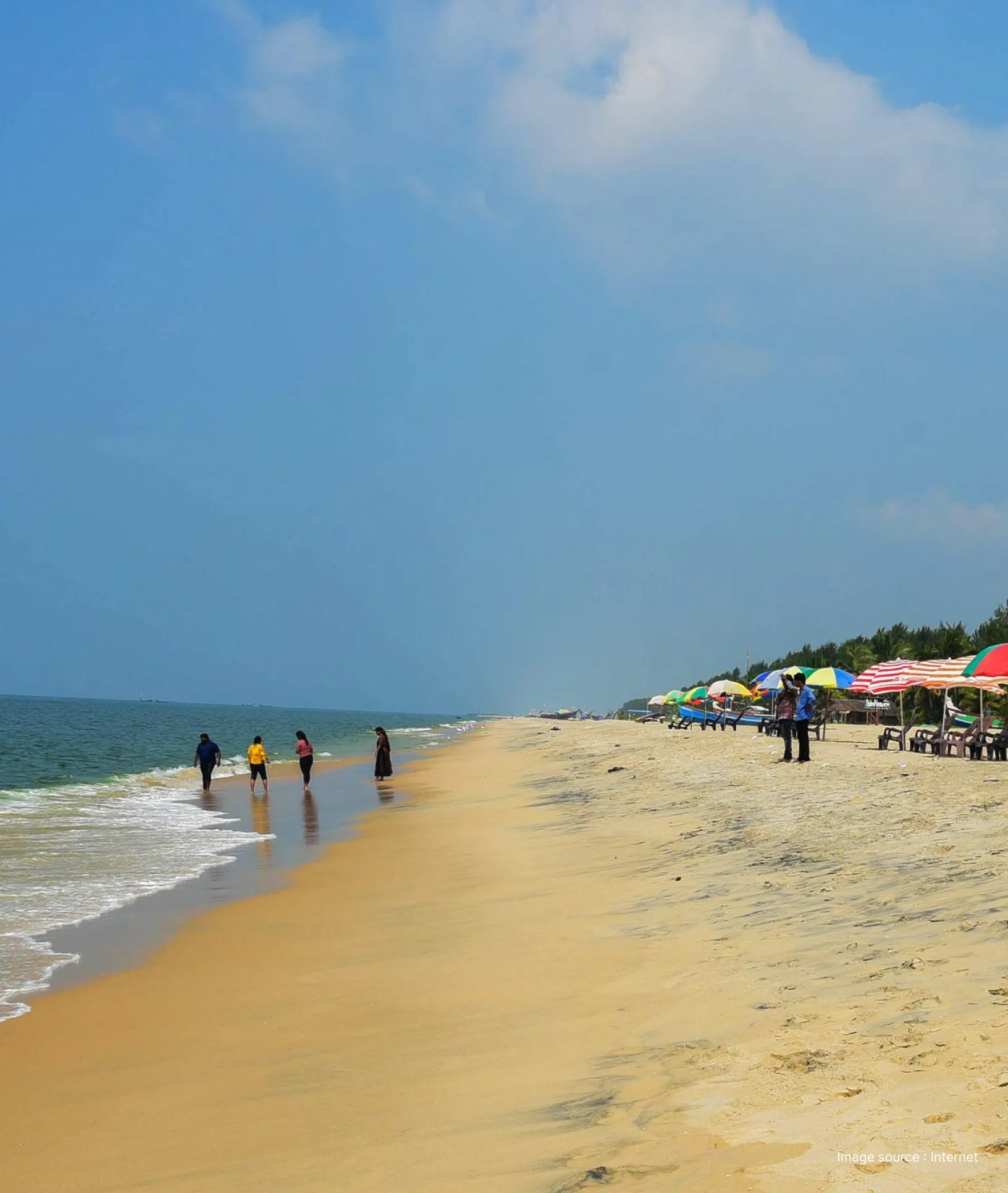 the pristine marari beach by the arabian sea
