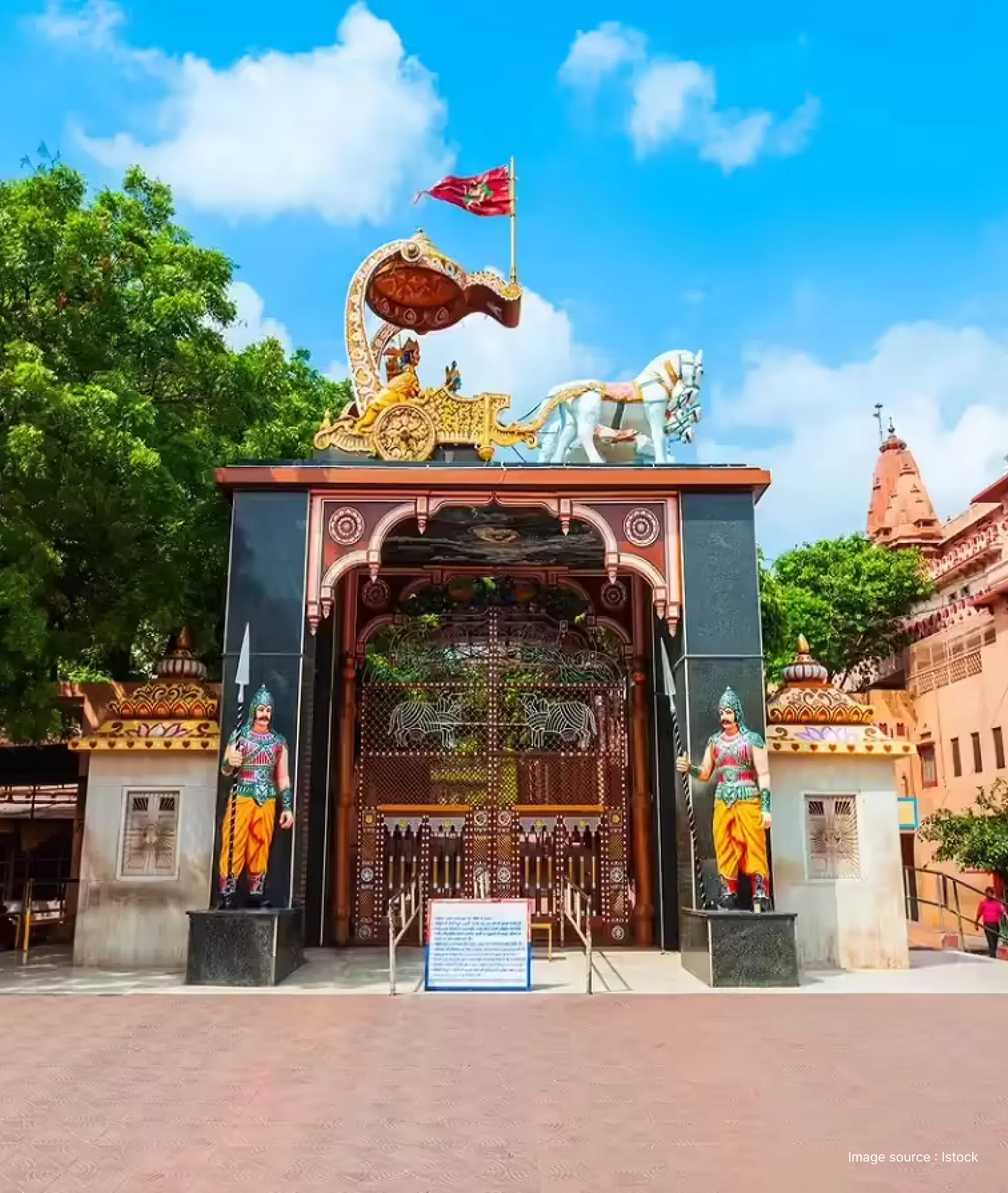 Entry gate to the Birth place of Lord Krishna,