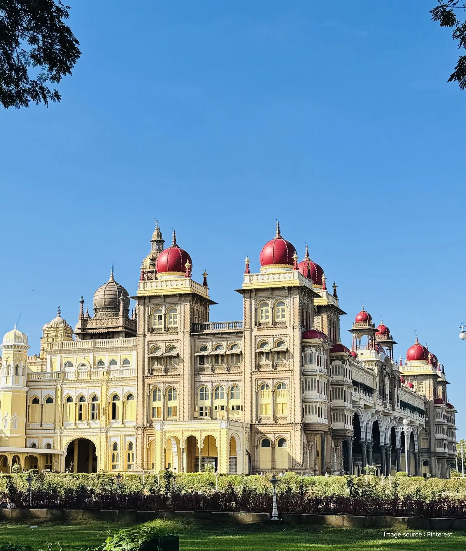 A mesmerizing view of the grand Mysore Palace in Mysuru