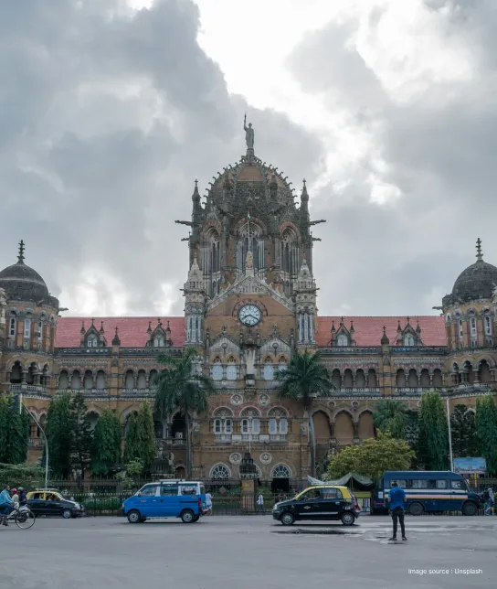 The image of the same church from before except it's during a duskier day
