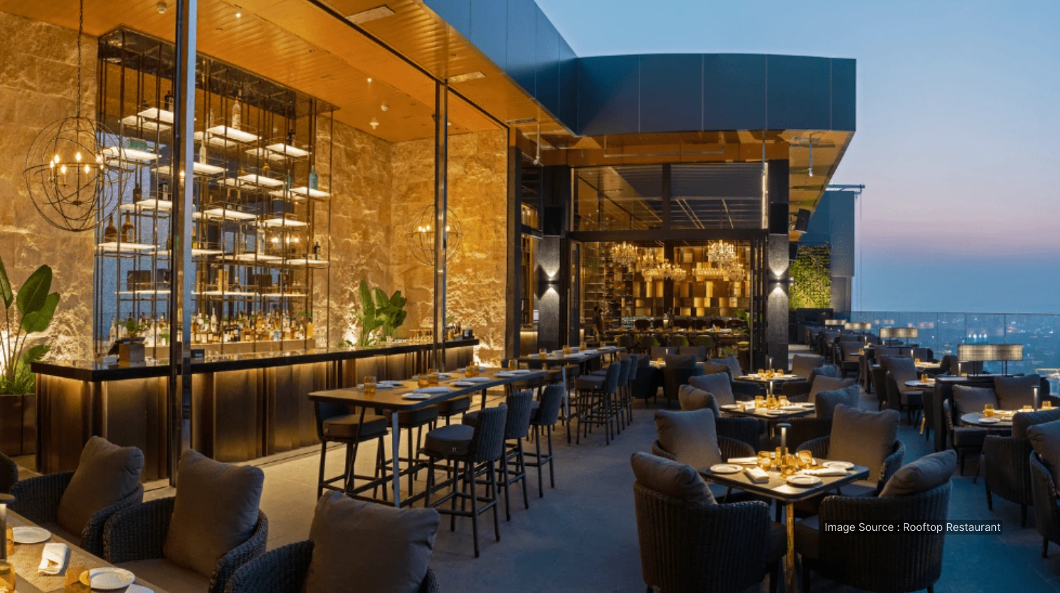 32019 A - rooftop luxury dining - fine dining experience