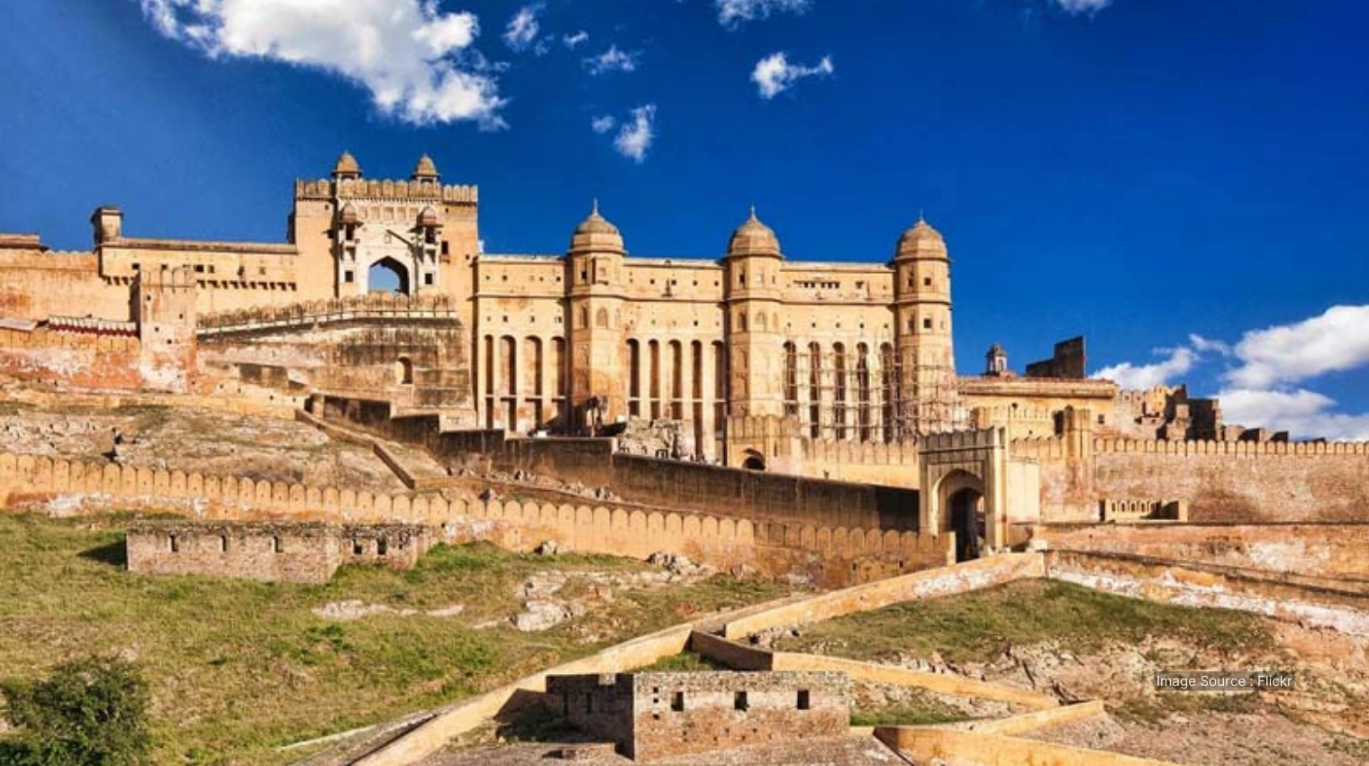 600020 A - Amer Fort in Jaipur - famous indian places