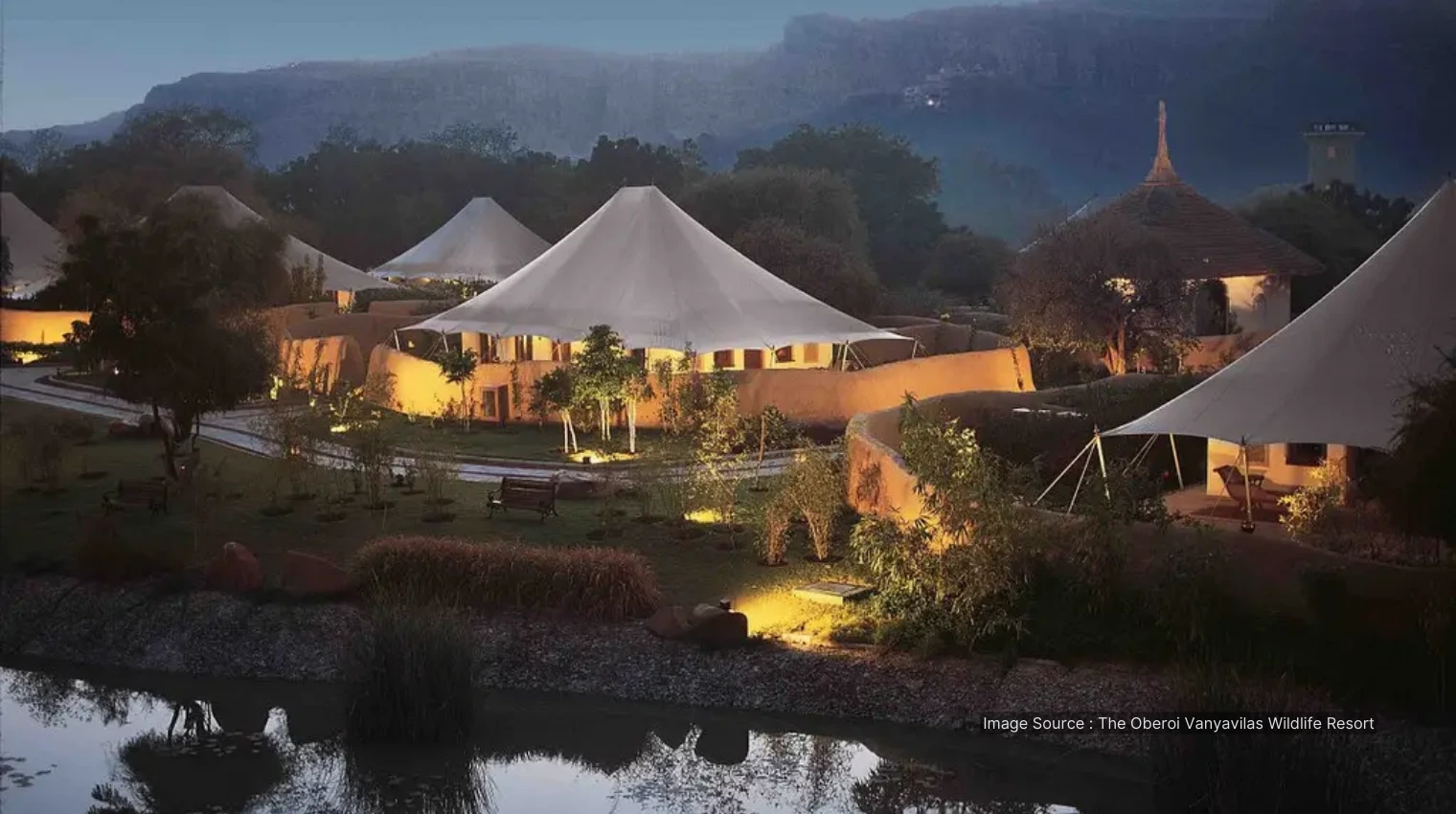 71023 A - The Oberoi Vanyavilas Wildlife Resort - luxury eco retreat