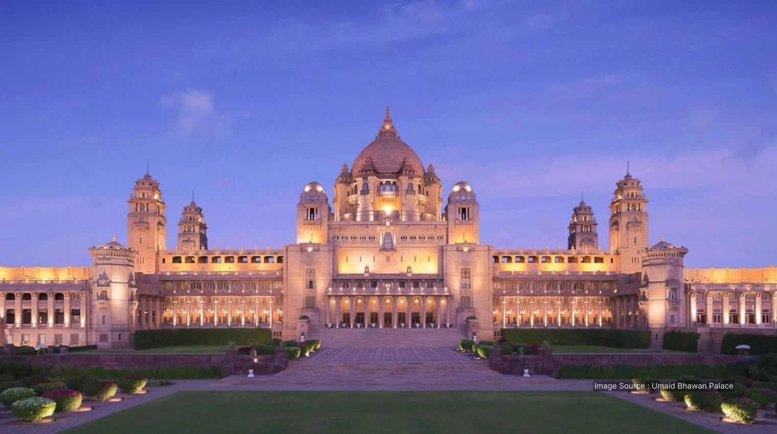 1298 A - Umaid Bhawan Palace luxury world tour