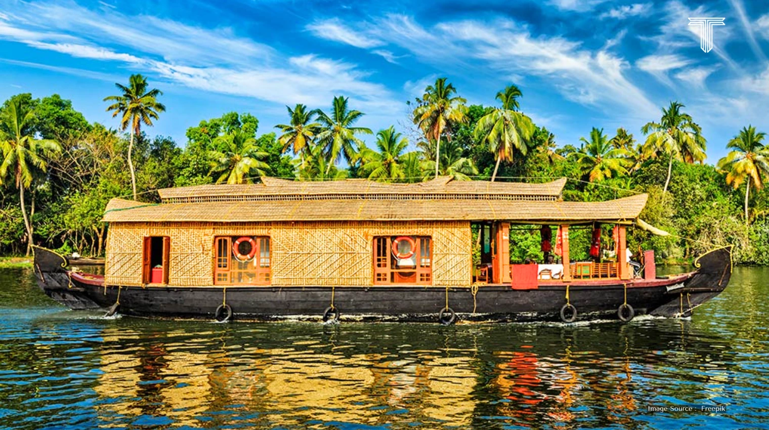500833 A - enjoy luxurious houseboat with kerala trip package