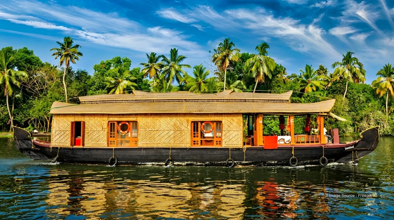 500006 A - kochi houseboat, Alleppey backwaters south india luxury tour