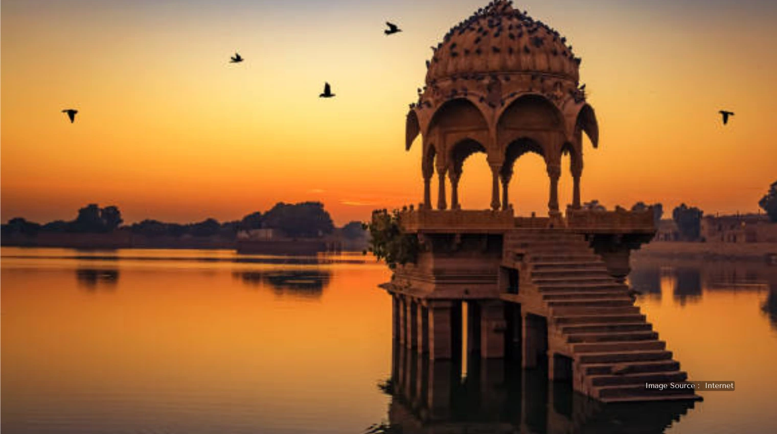 500014 A - luxury experience in gadisar lake in jaisalmer, rajasthan