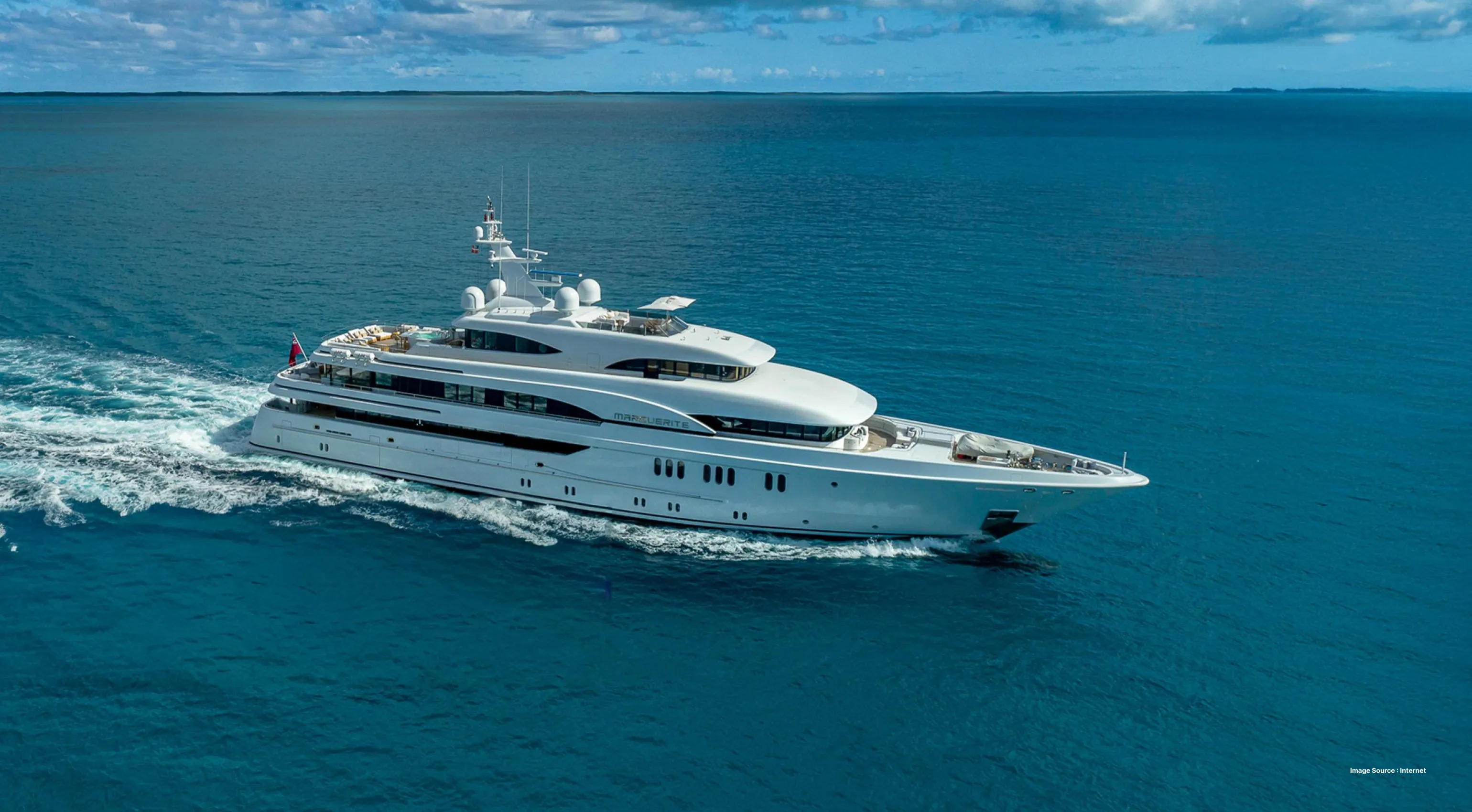 avanti, a white luxurious superyacht cruising at sea on a clear day