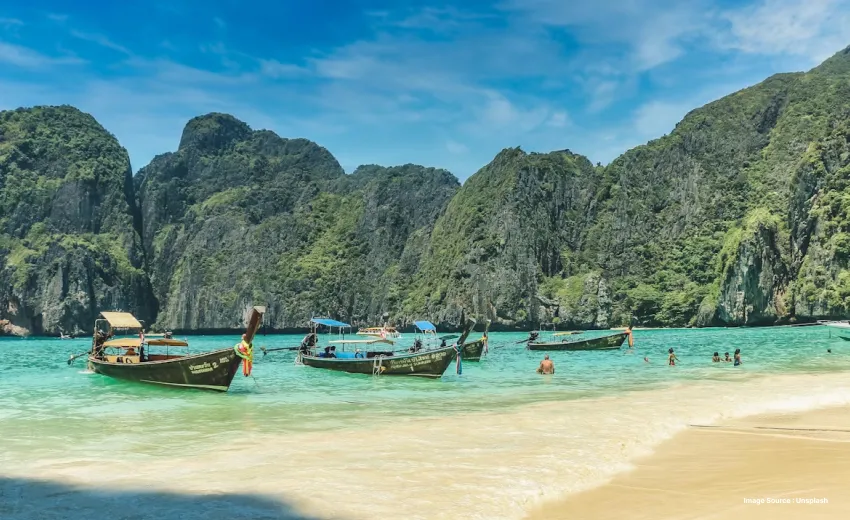 A beach in Thailand