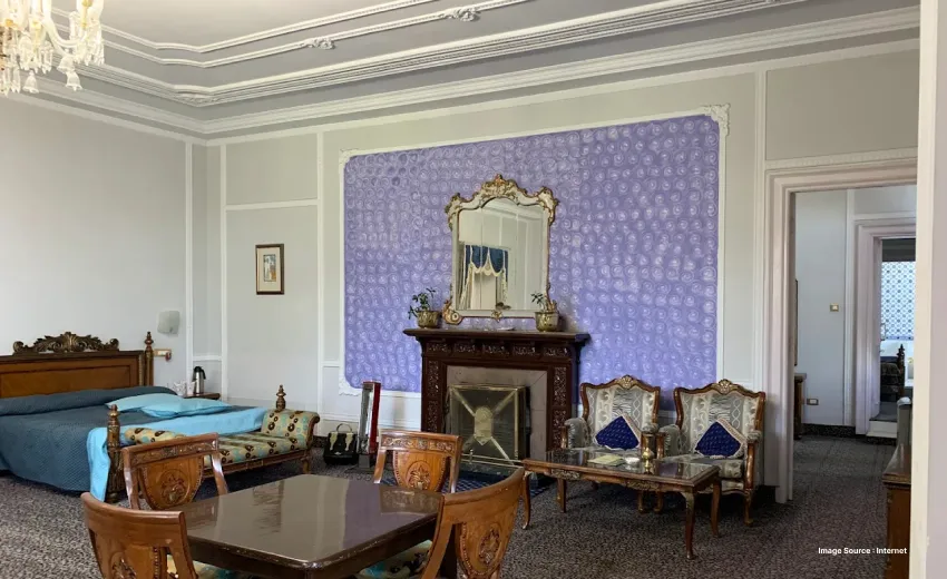 royal suite interiors of chail palace in himachal pradesh