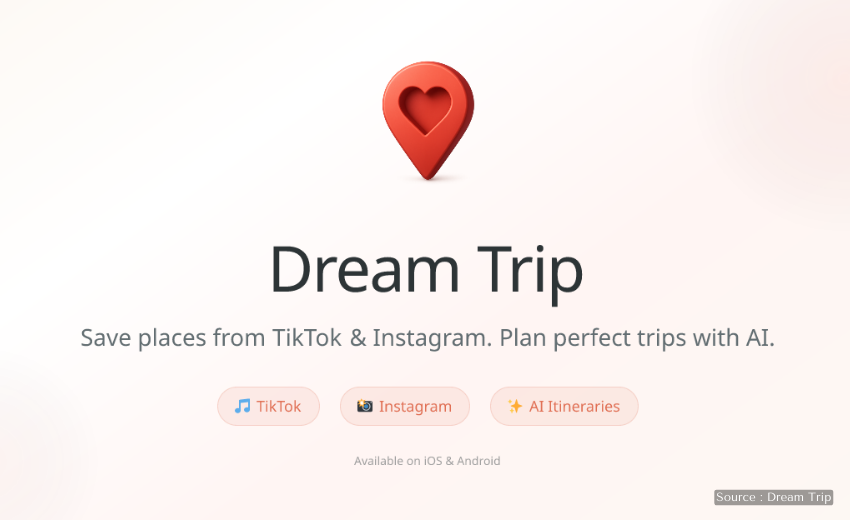 AI based travel planner app Dreamtrip