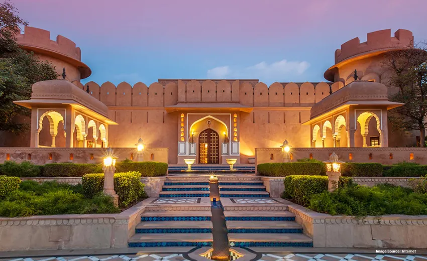 A heritage hotel in india