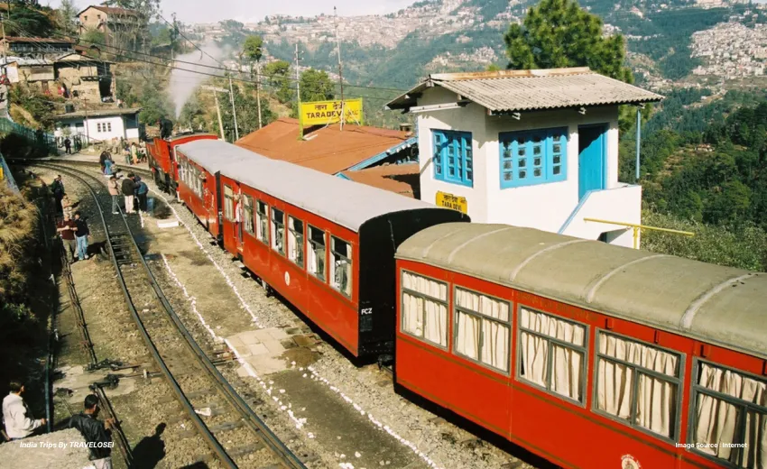 An Image of the Shimla toy train
