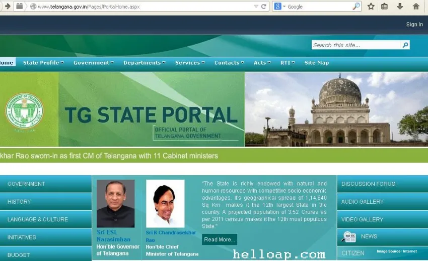 TG state portal