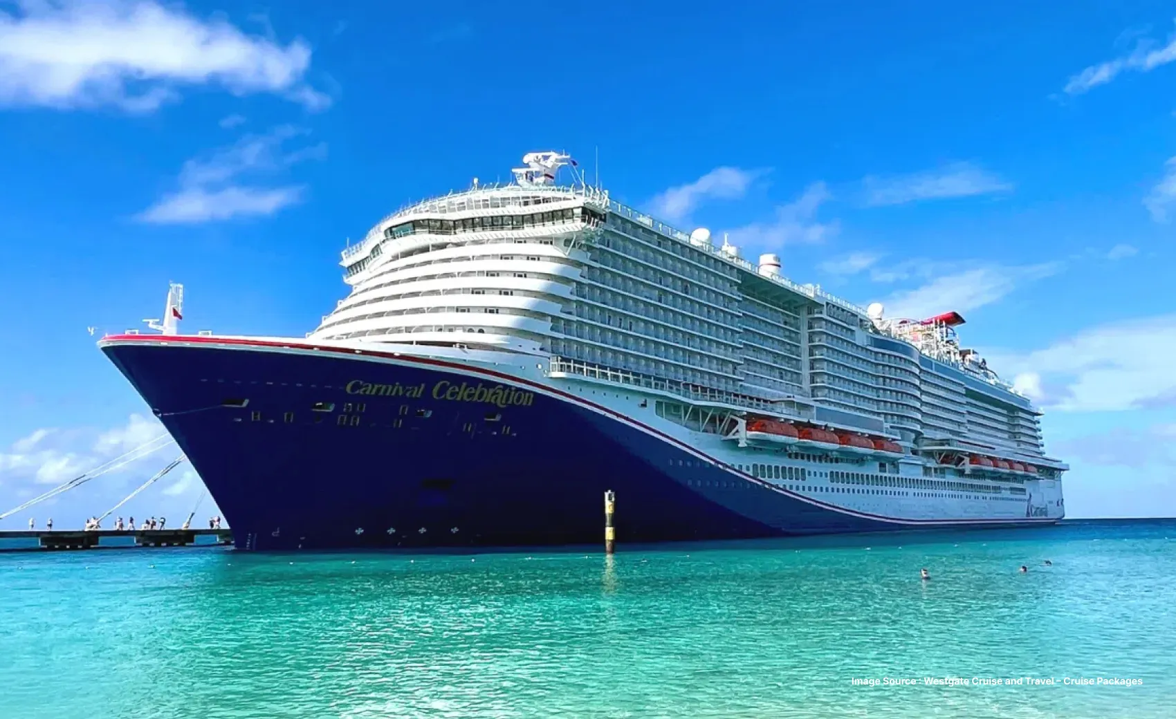 a large cruise ship on clear blue waters for tourist