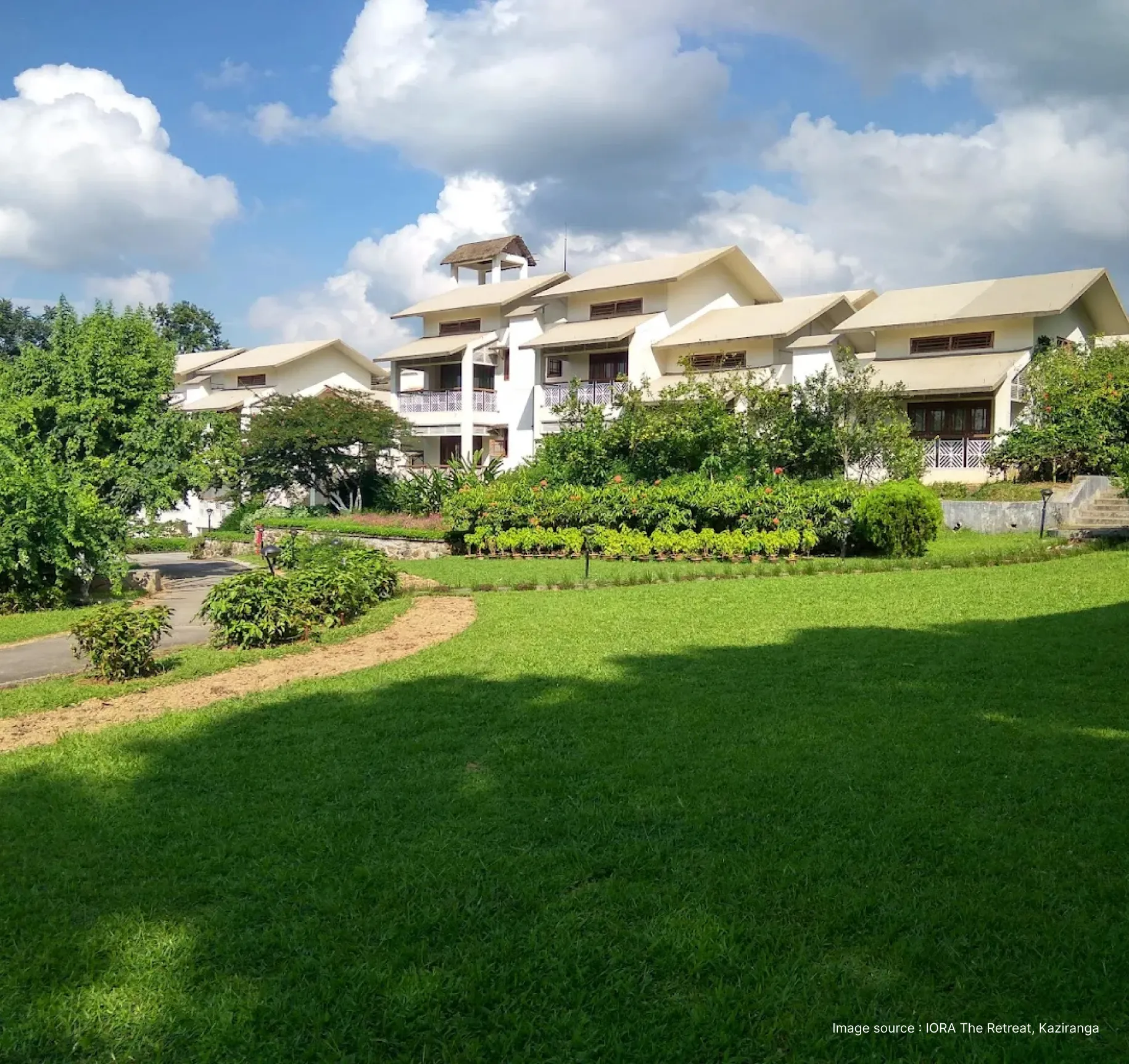 bungalow style luxury stay at the iora retreat in kaziranga