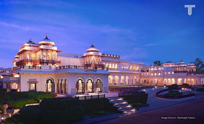 luxury stay at rambagh palace for holi in jaipur