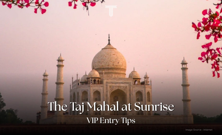 500325 A - Taj Mahal at Sunrise View