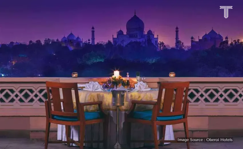 stay at oberoi hotels for private jet tours
