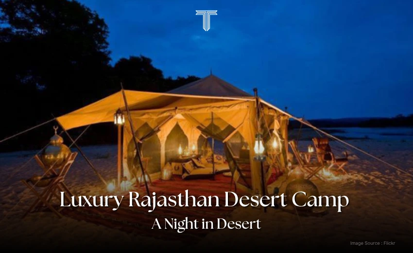 500808 A - A night in desert camp at rajasthan