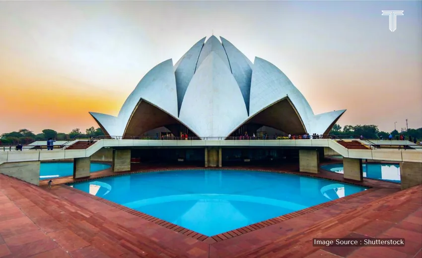 luxury golden triangle tour of lotus temple