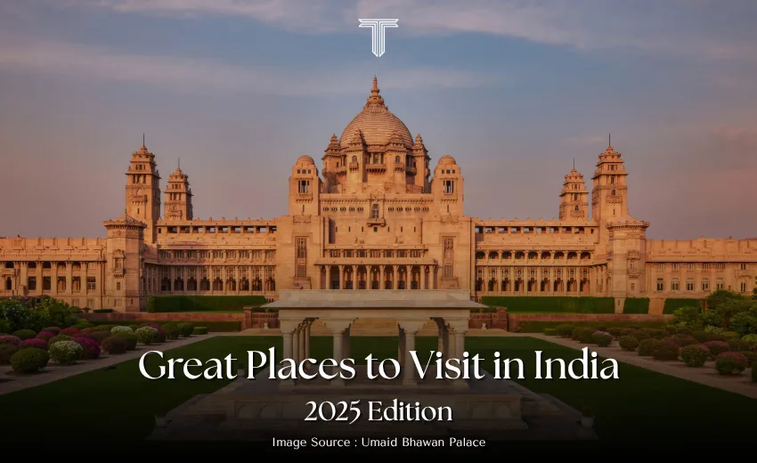great places to visit in india