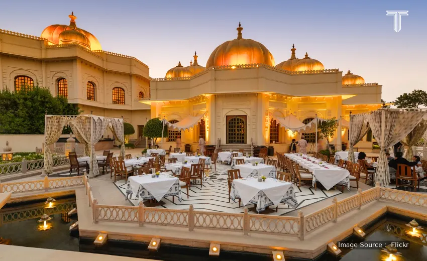 the oberoi hotels 5 star luxury lakeside palace hotel for elite travelers