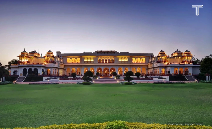rambagh palace in Jaipur - one of the best destination for couple tours