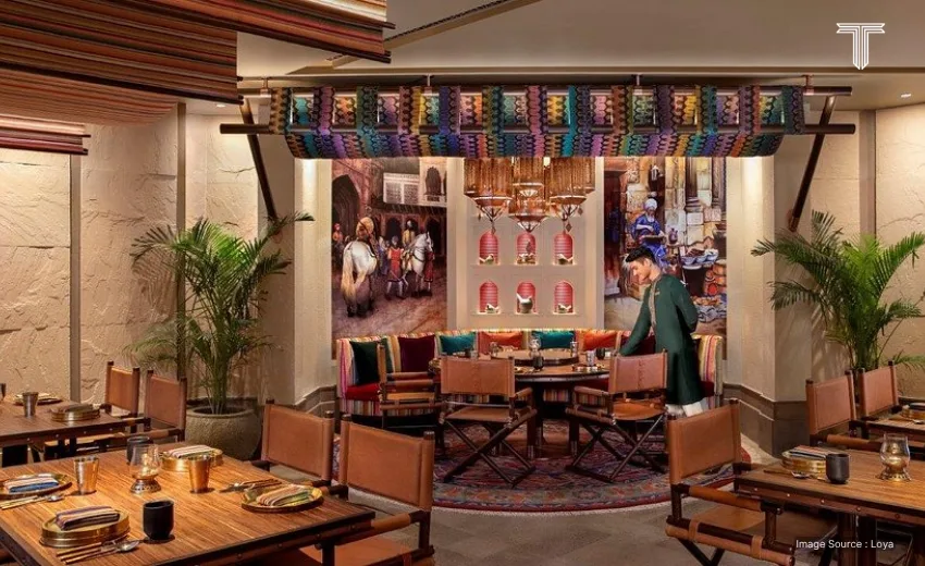 palace-themed Indian restaurant - fine dining experience