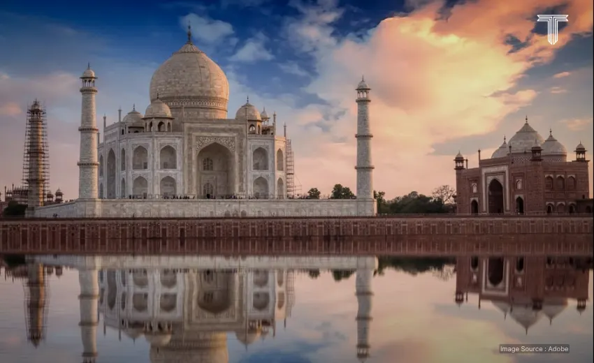 india tourist spots, taj mahal scenic view