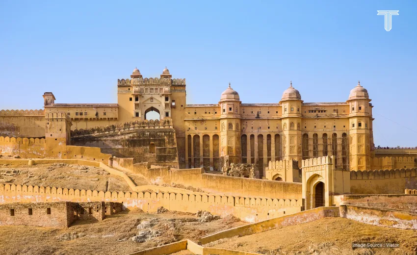 Amer Fort in Jaipur - famous indian places